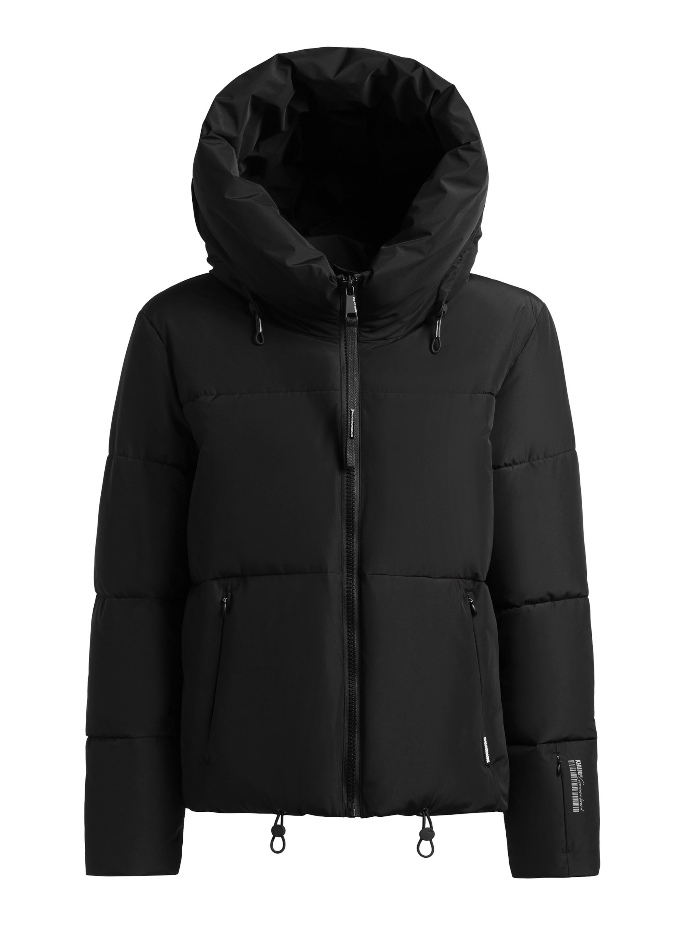 Veste d’hiver 'Audrey2 Matt' khujo en noir : devant