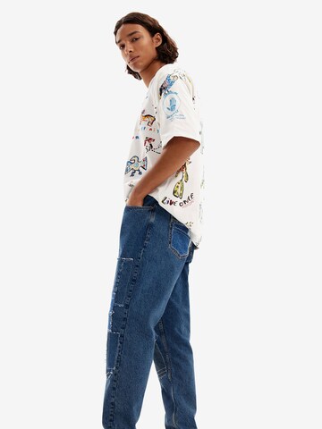 Tapered Jeans di Desigual in blu