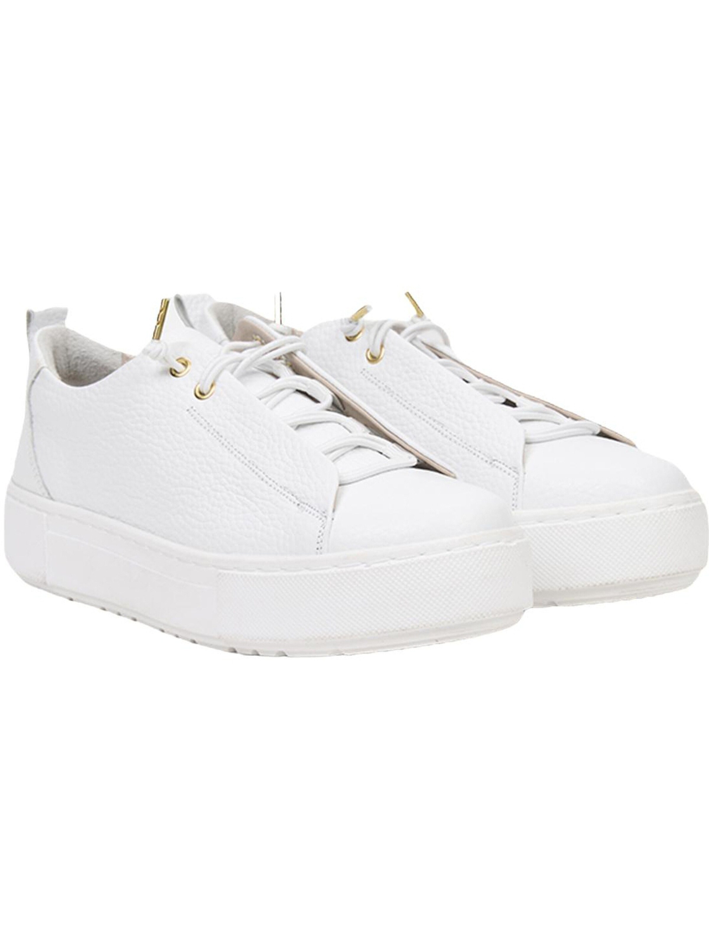 Desa Sneakers 'Schnürschuhe' in White: front