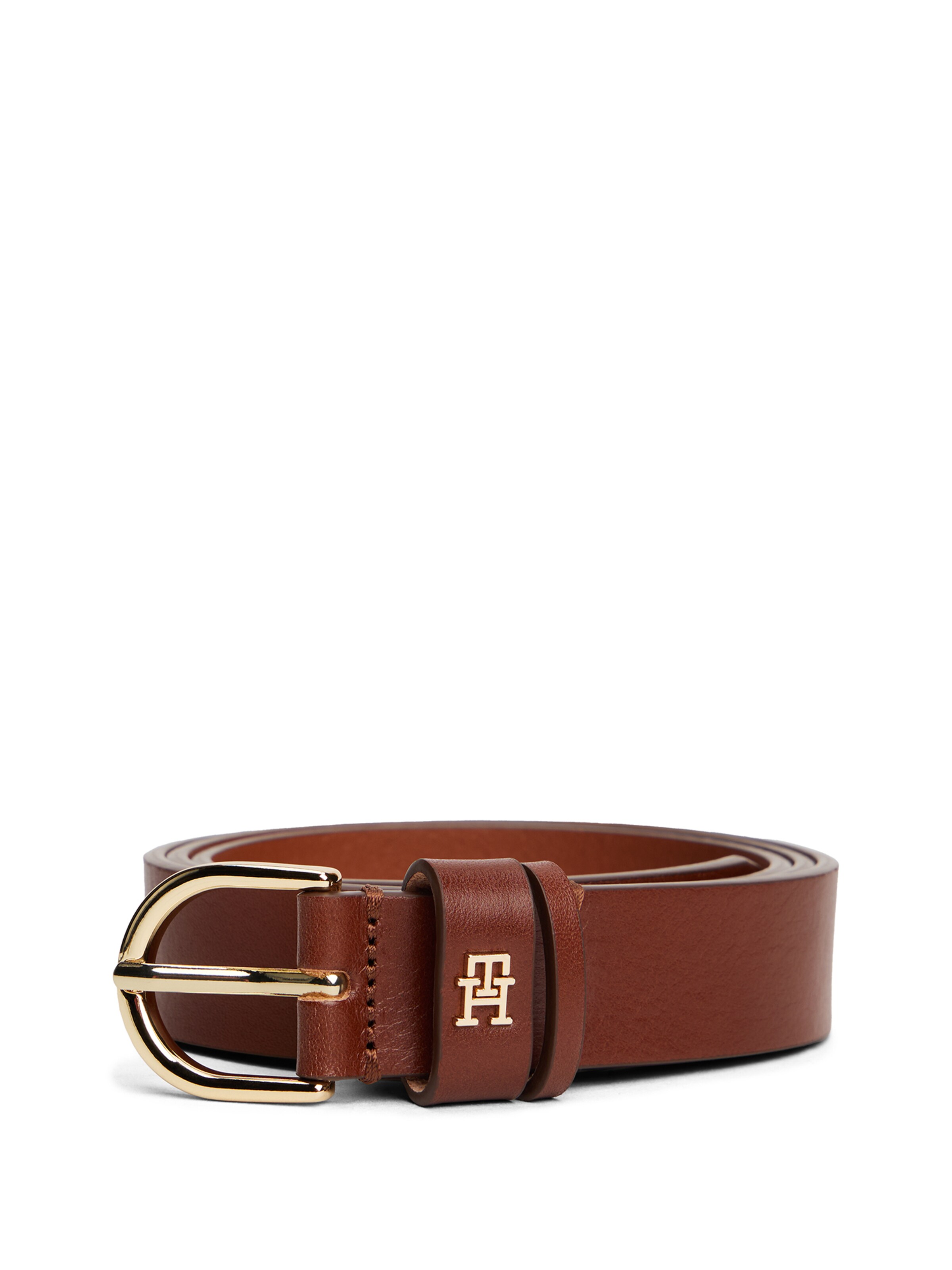 TOMMY HILFIGER Bälte 'Essential Effortless' i brun