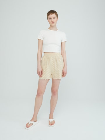 EDITED Regular Pants 'Gesha' in Beige