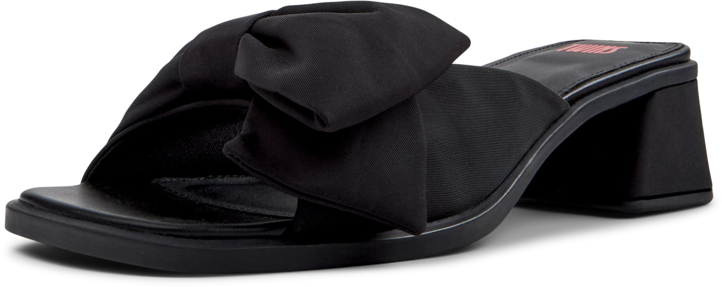 Zoccoletto ' Kora' di CAMPER in nero: frontale