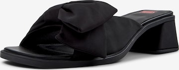 CAMPER Pantolette ' Kora' in Schwarz: Vorderseite