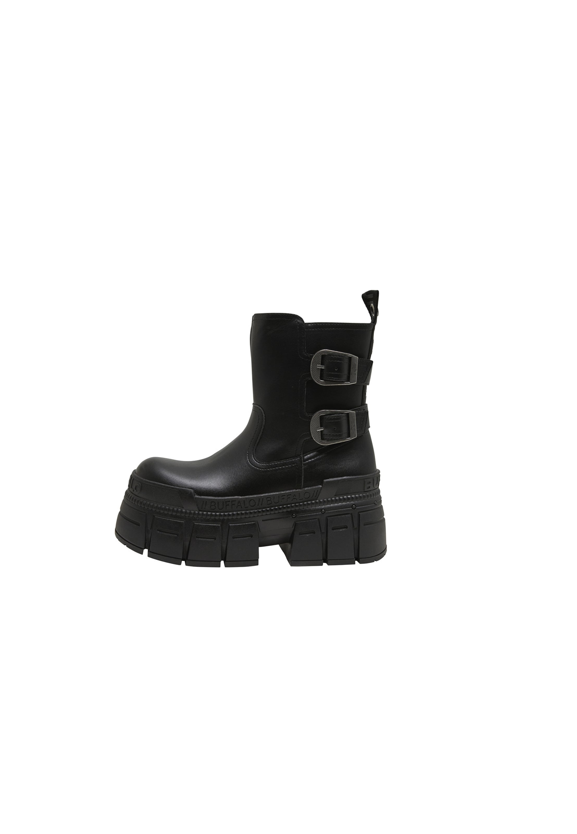 BUFFALO Bottines 'GOSPHER' en 36 en noir, Vue avec produit