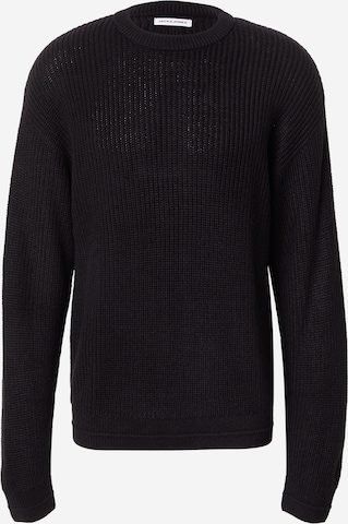 JACK & JONES Свитер 'JJKaito' в Черный: спереди