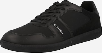 Calvin Klein - Zapatillas deportivas bajas en negro: frente