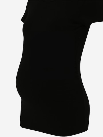 Only Maternity قميص بلون أسود