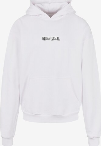 Sweat-shirt 'Grand Thug Life' Merchcode en blanc : devant