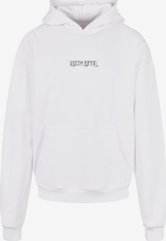 Merchcode Sweatshirt 'Grand Thug Life' in White: front