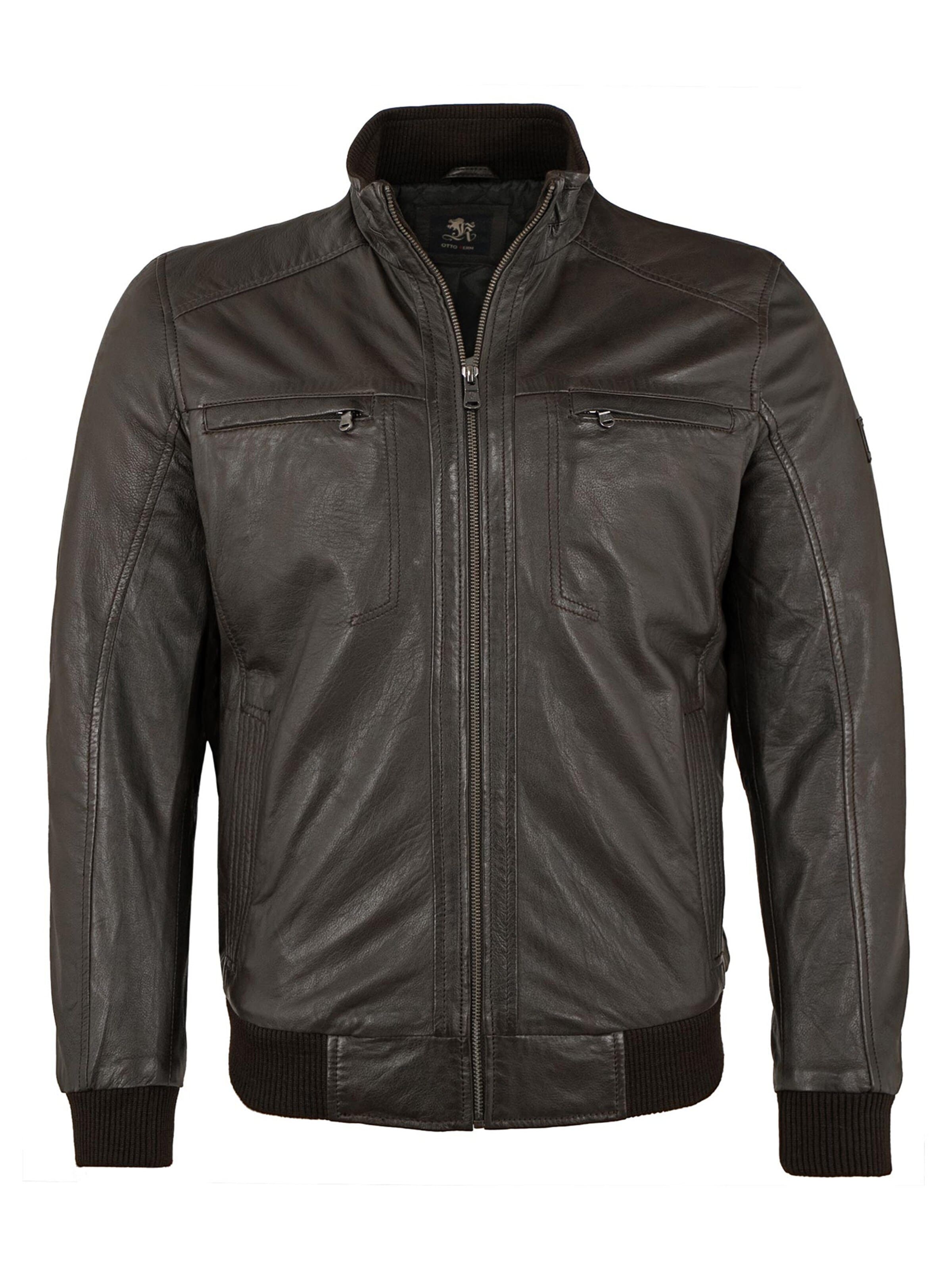 OTTO KERN Between-season jacket '101' in Brown: front