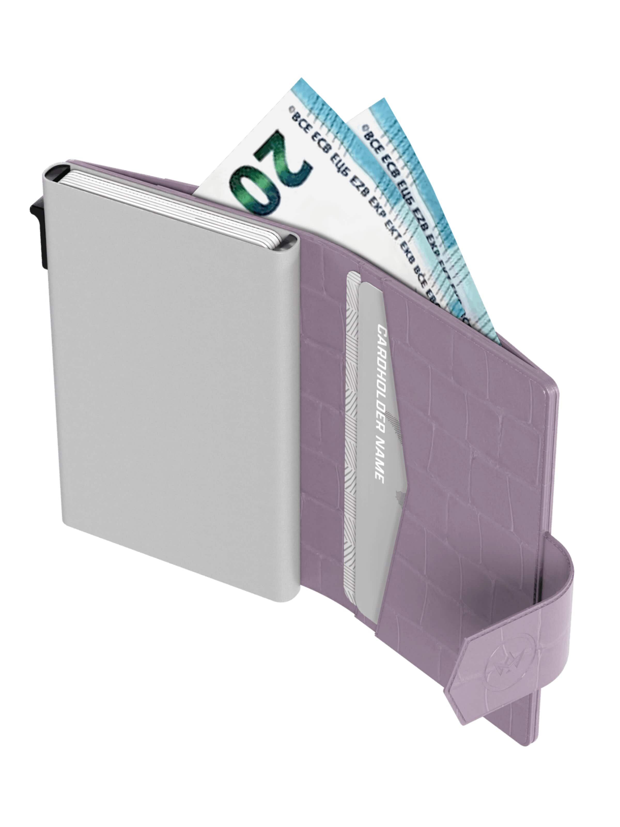 Porte-monnaies 'Pasjeshouder Plus Croco' Prowallet en violet