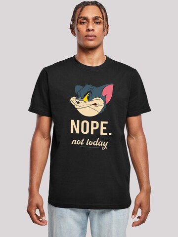 T-Shirt 'Tom und Jerry Nope Not Today' F4NT4STIC en noir : devant