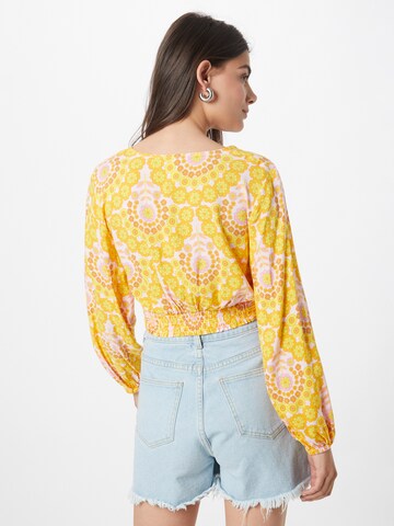 Y.A.S Blouse 'PETAL' in Geel