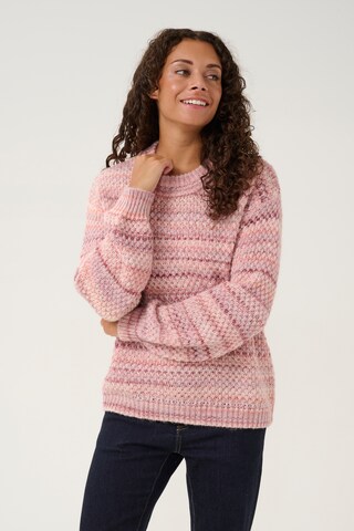 Pull-over 'Hazel' CULTURE en rose : devant