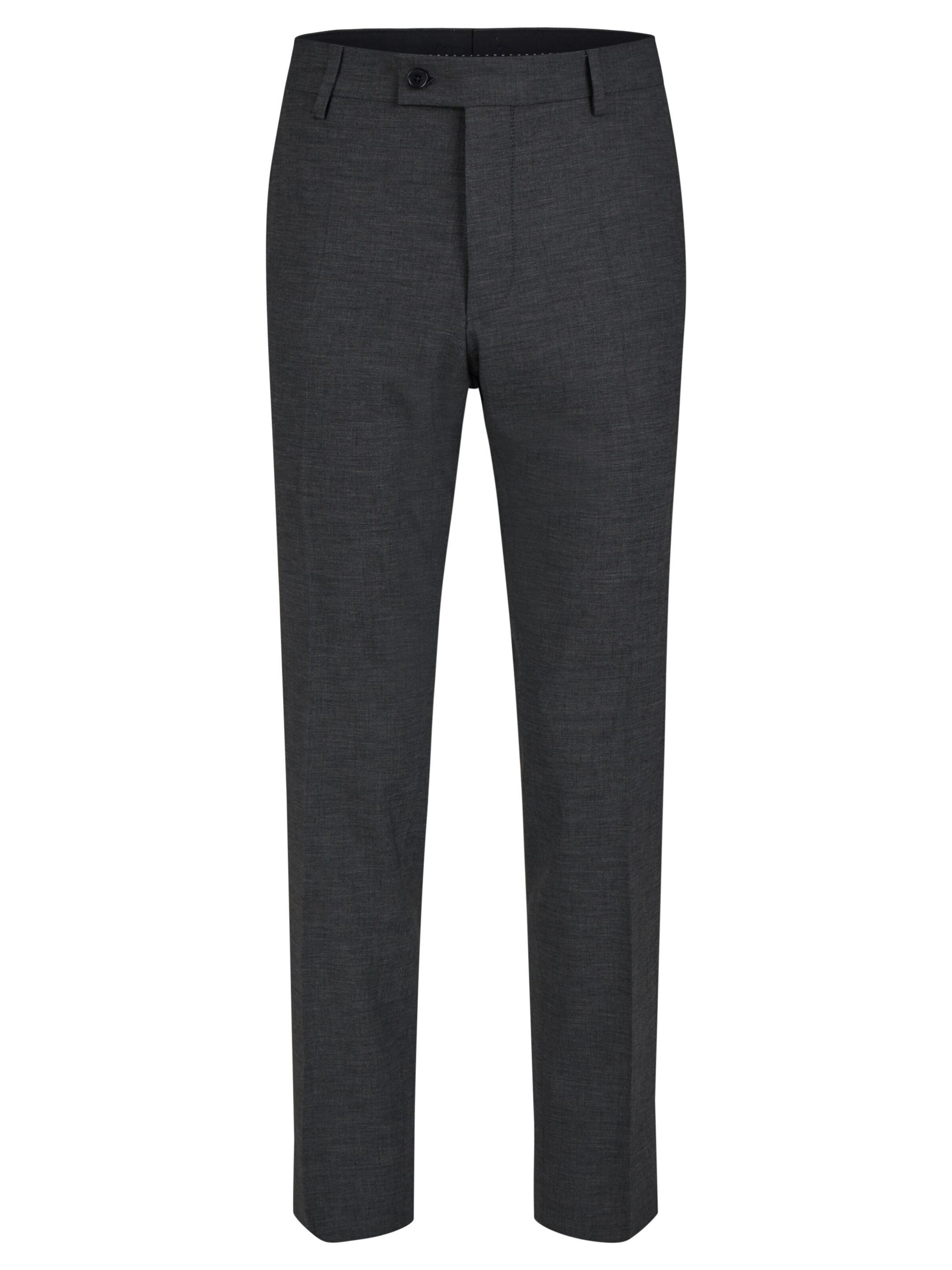 Regular Pantalon à plis HECHTER PARIS en gris : devant