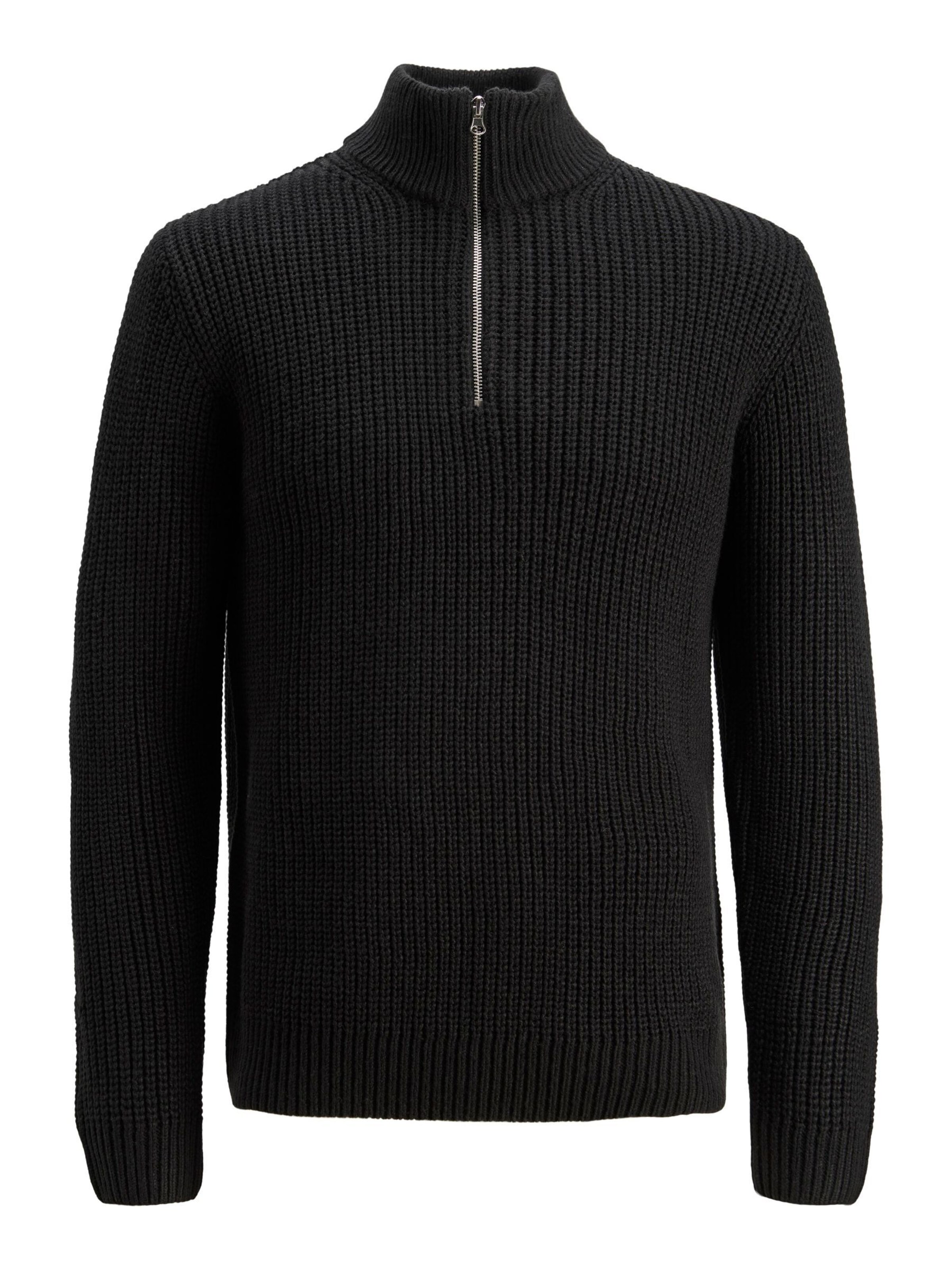 JACK & JONES Pull-over en noir, Vue avec produit