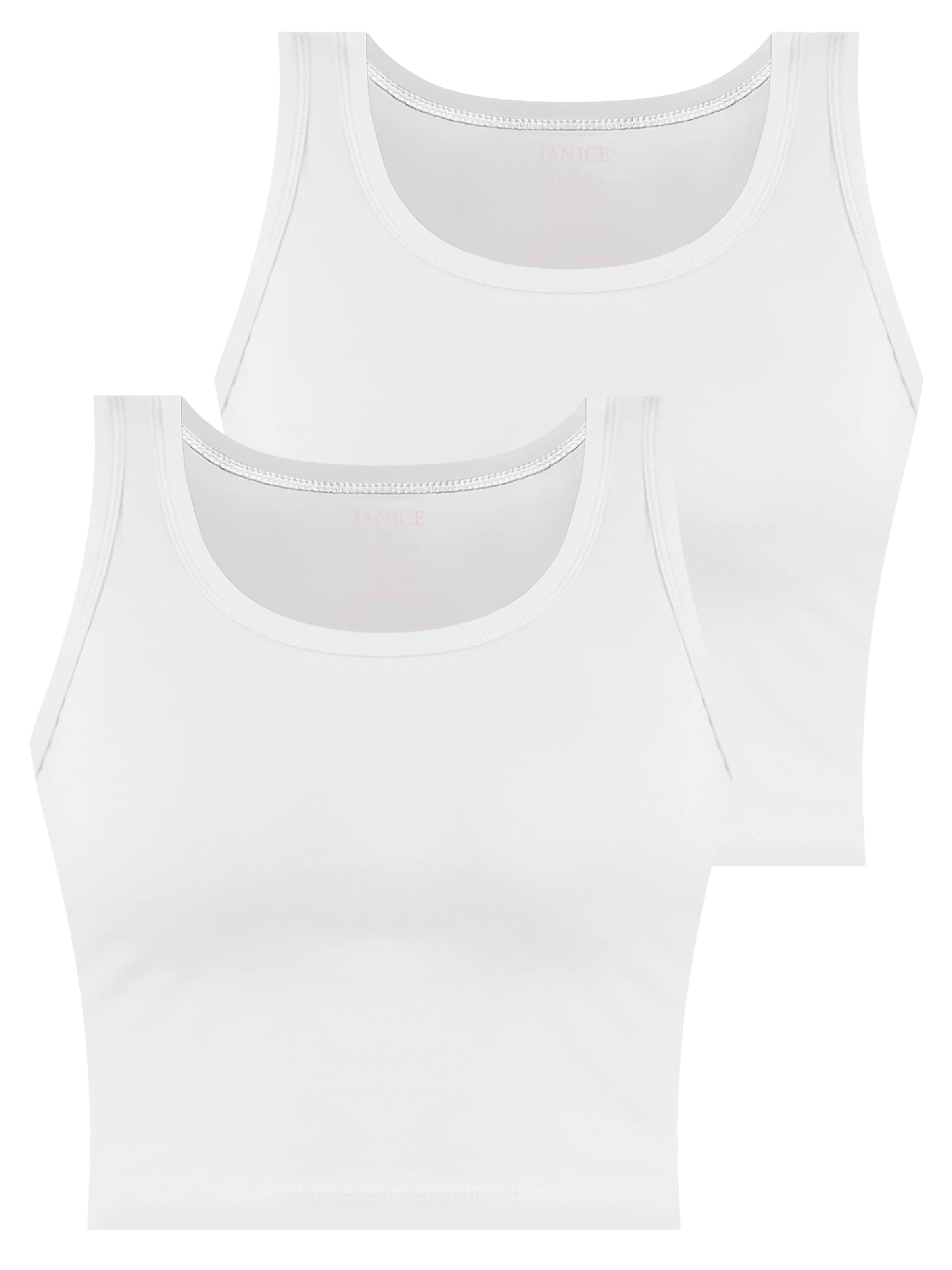 Top ' Namlea ' di Janice in bianco: frontale