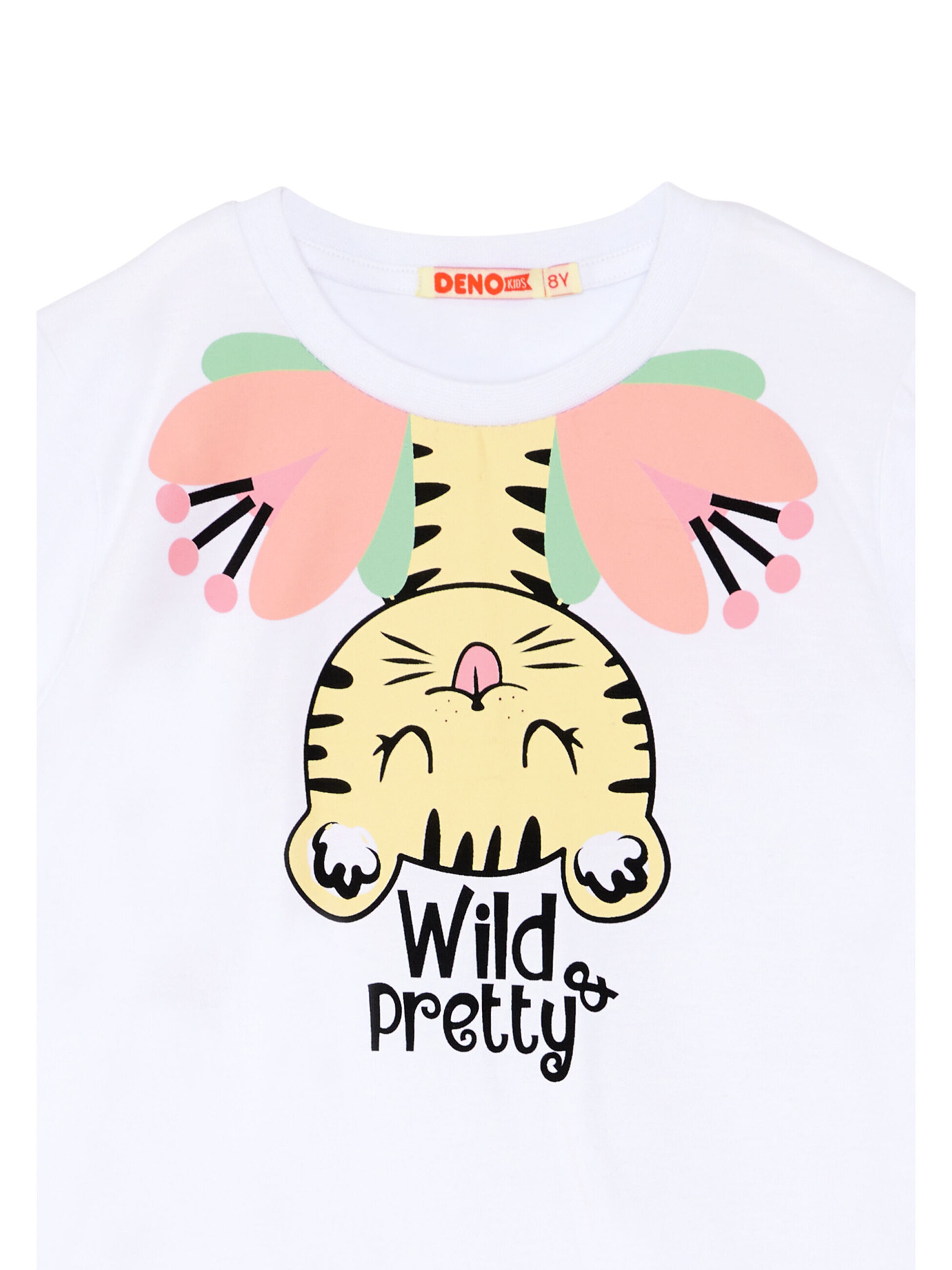 Denokids Trainingspak 'Fancy Leo' in Oranje