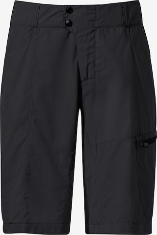 VAUDE Regular Workout Pants 'Tamaro II' in Black: front