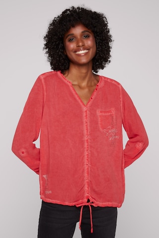 Soccx Bluse 'Memory Lane' in Rot: predná strana