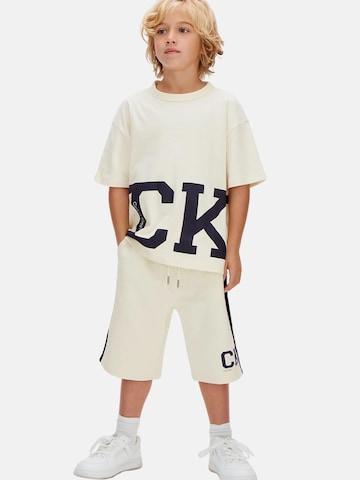 Calvin Klein Kids Regular Pants in White
