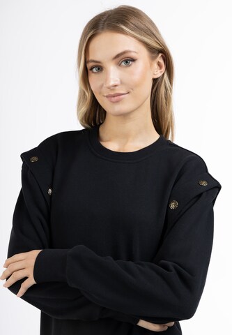 DreiMaster Vintage - Sweatshirt 'Takelage' em preto