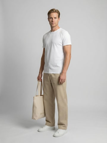 Cabas ERVERTE Paris en blanc : devant