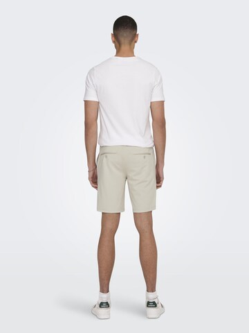 Only & Sons Regular Панталон Chino 'Mark' в сиво