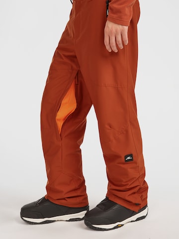 O'NEILL Normální Outdoorové kalhoty – červená