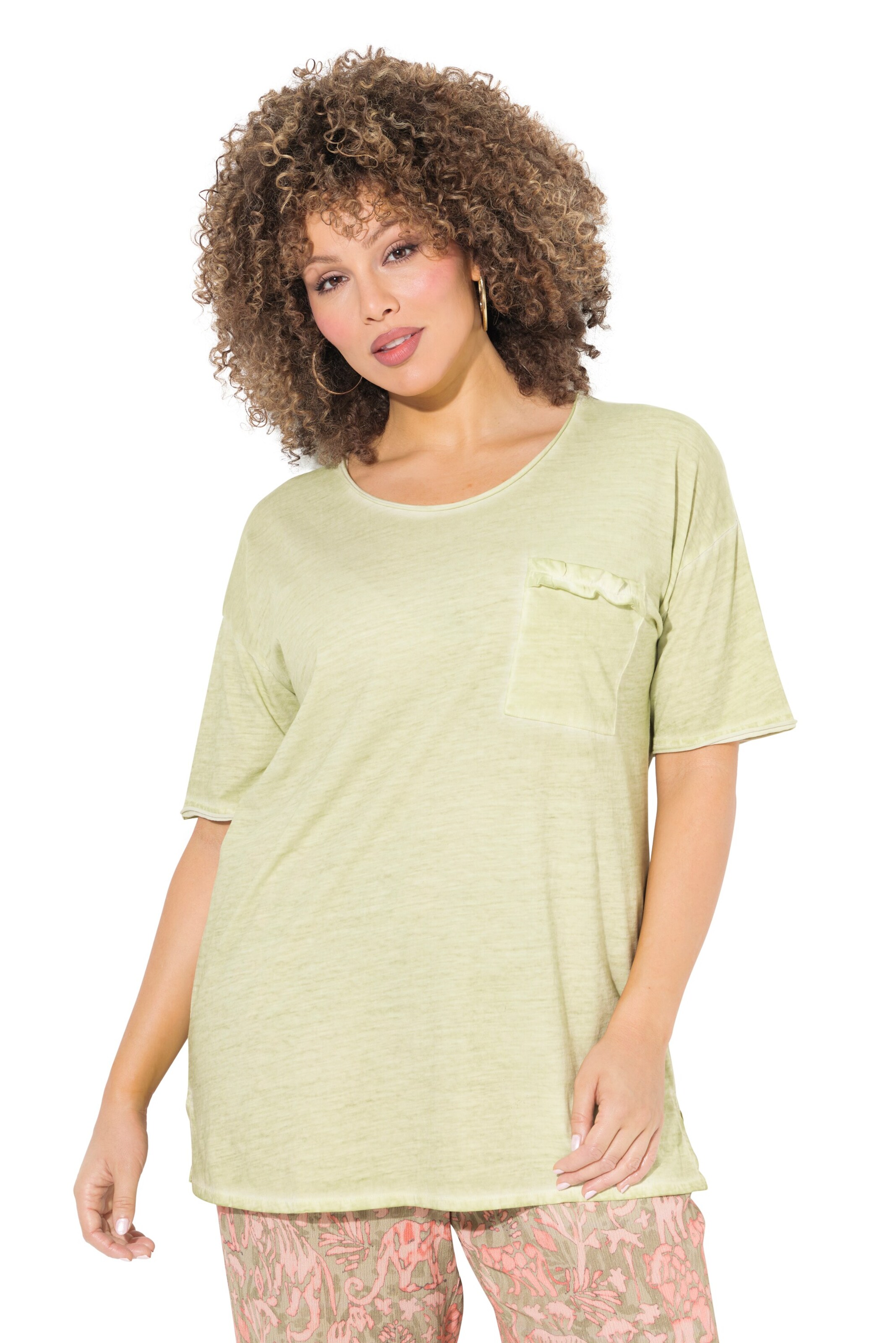 Ulla Popken Shirt in Green: front