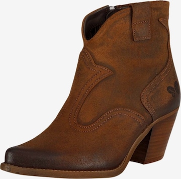 Felmini Wide Fit Ankle Boots 'Laredo W034' in Braun: Vorderseite