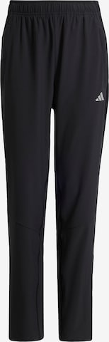 ADIDAS SPORTSWEAR Regular Sports trousers in Black: front