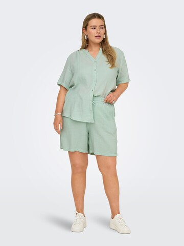ONLY Carmakoma Loose fit Trousers 'CARThyra' in Green