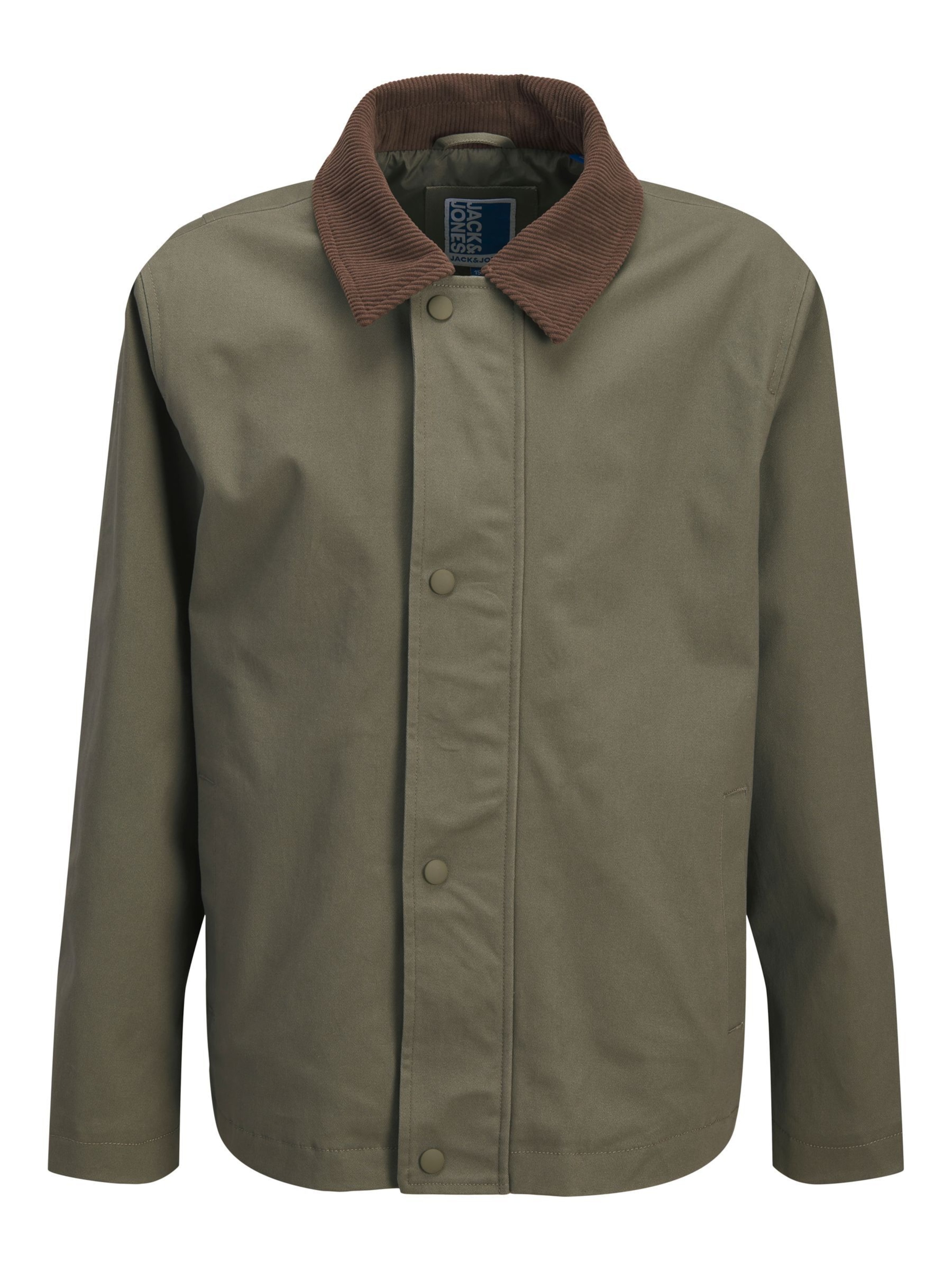 Jack & Jones Junior Übergangsjacke in Grün: Vorderseite