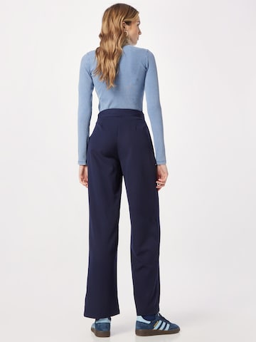 Trendyol Normální Kalhoty se sklady v pase – modrá