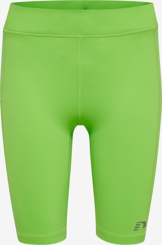 Newline Slimfit Sportbroek in Groen: voorkant