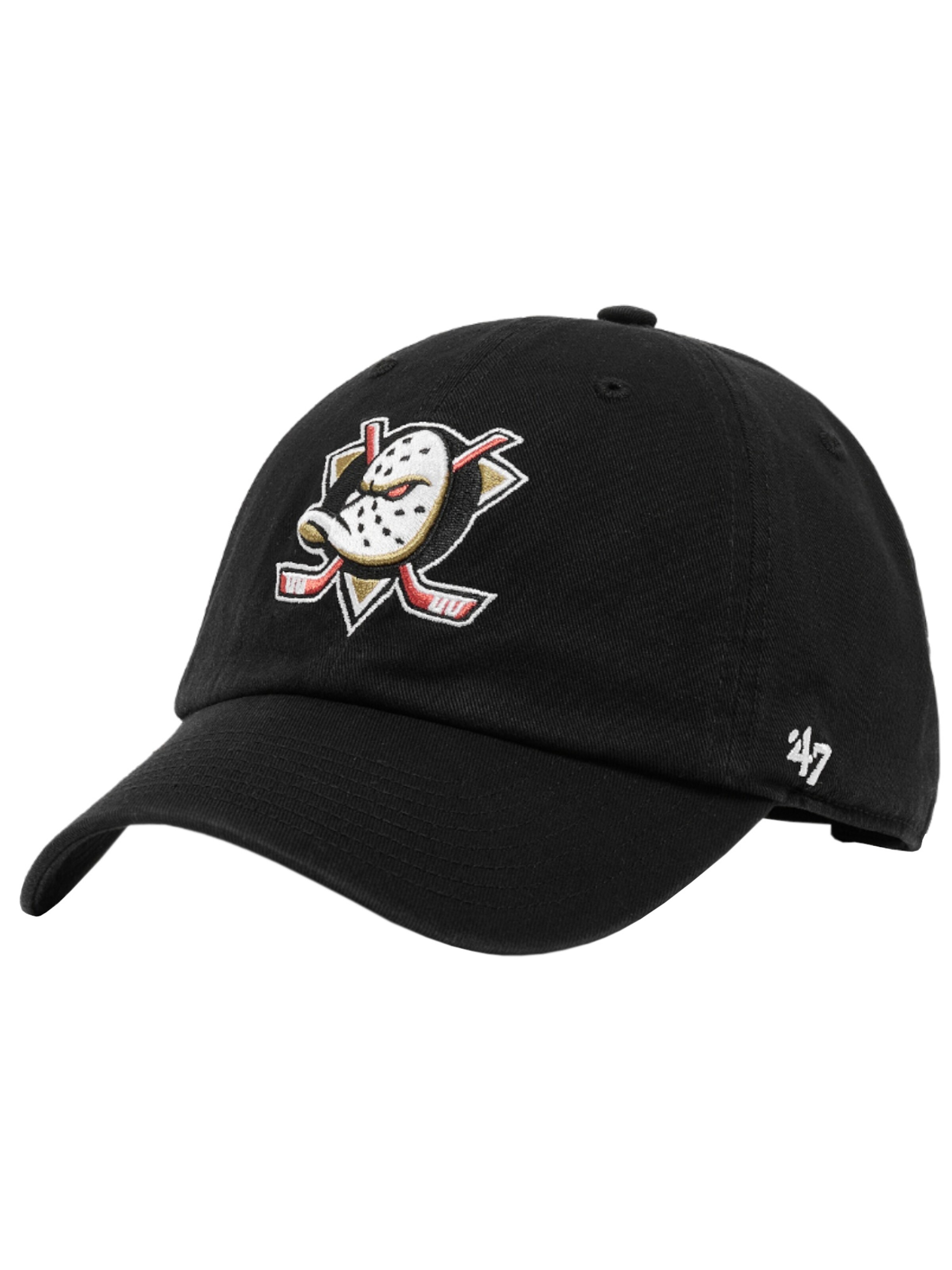 Casquette '47 Brand NHL Anaheim Ducks Cap' 47 en noir : devant