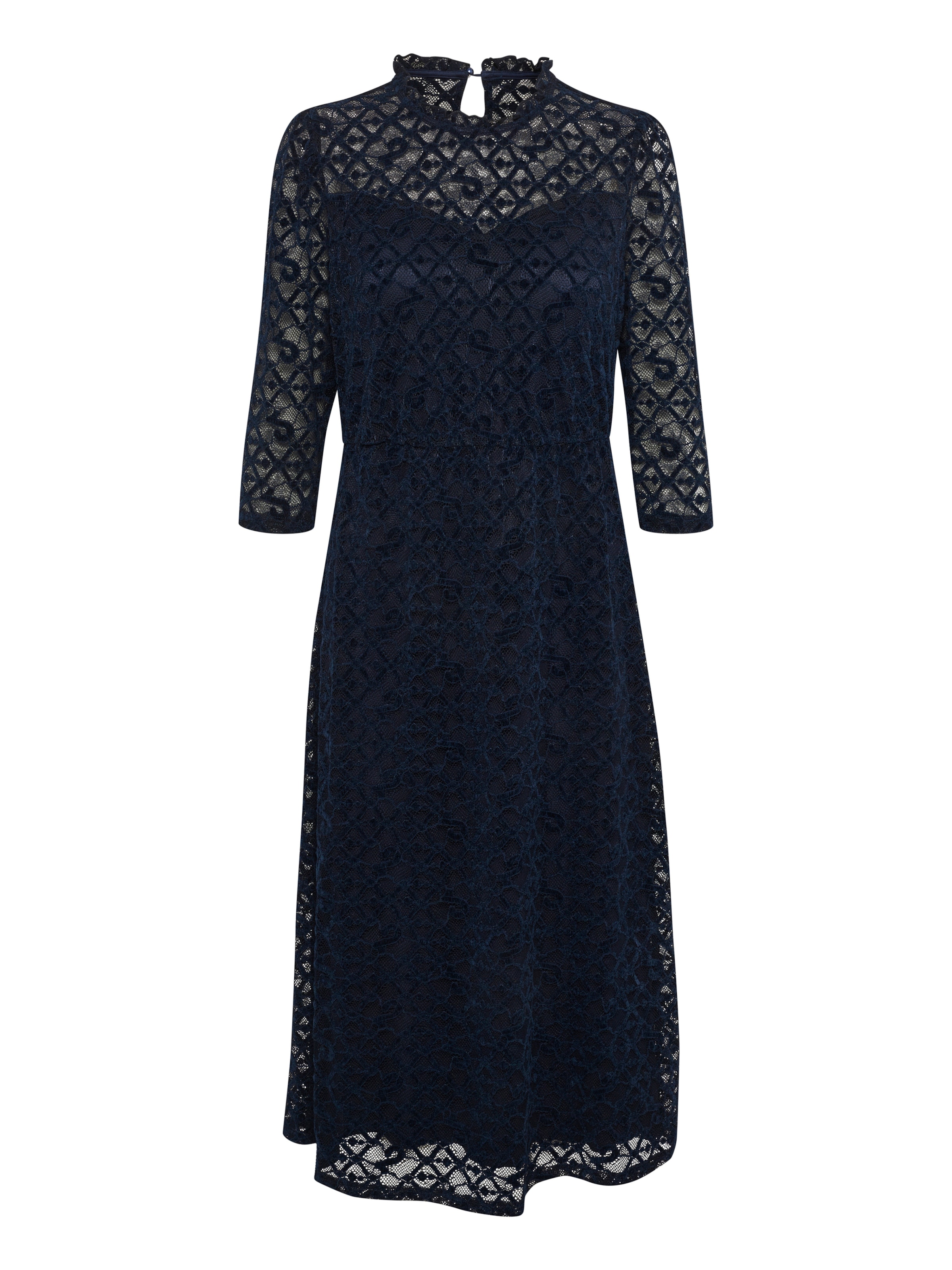 Robe 'Irene' Cream en bleu : devant