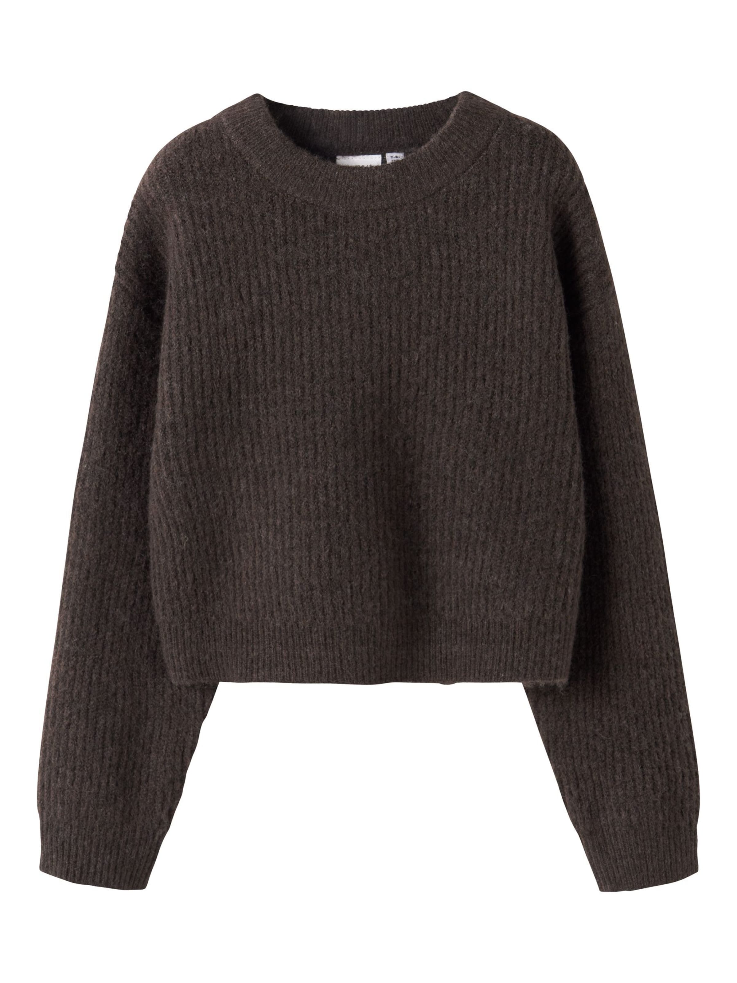 NAME IT Pullover 'NKFHolly' i brun: forside