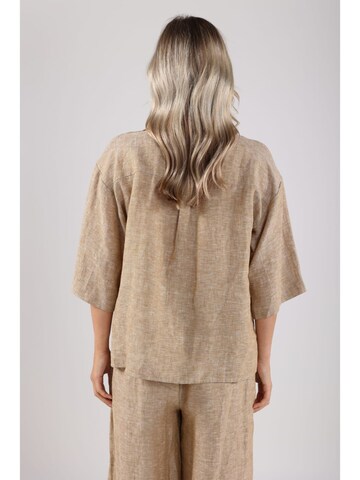 nukus Blouse in Beige