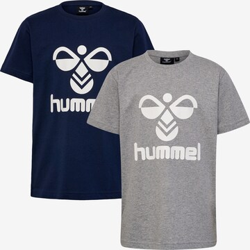 T-Shirt Hummel en bleu : devant