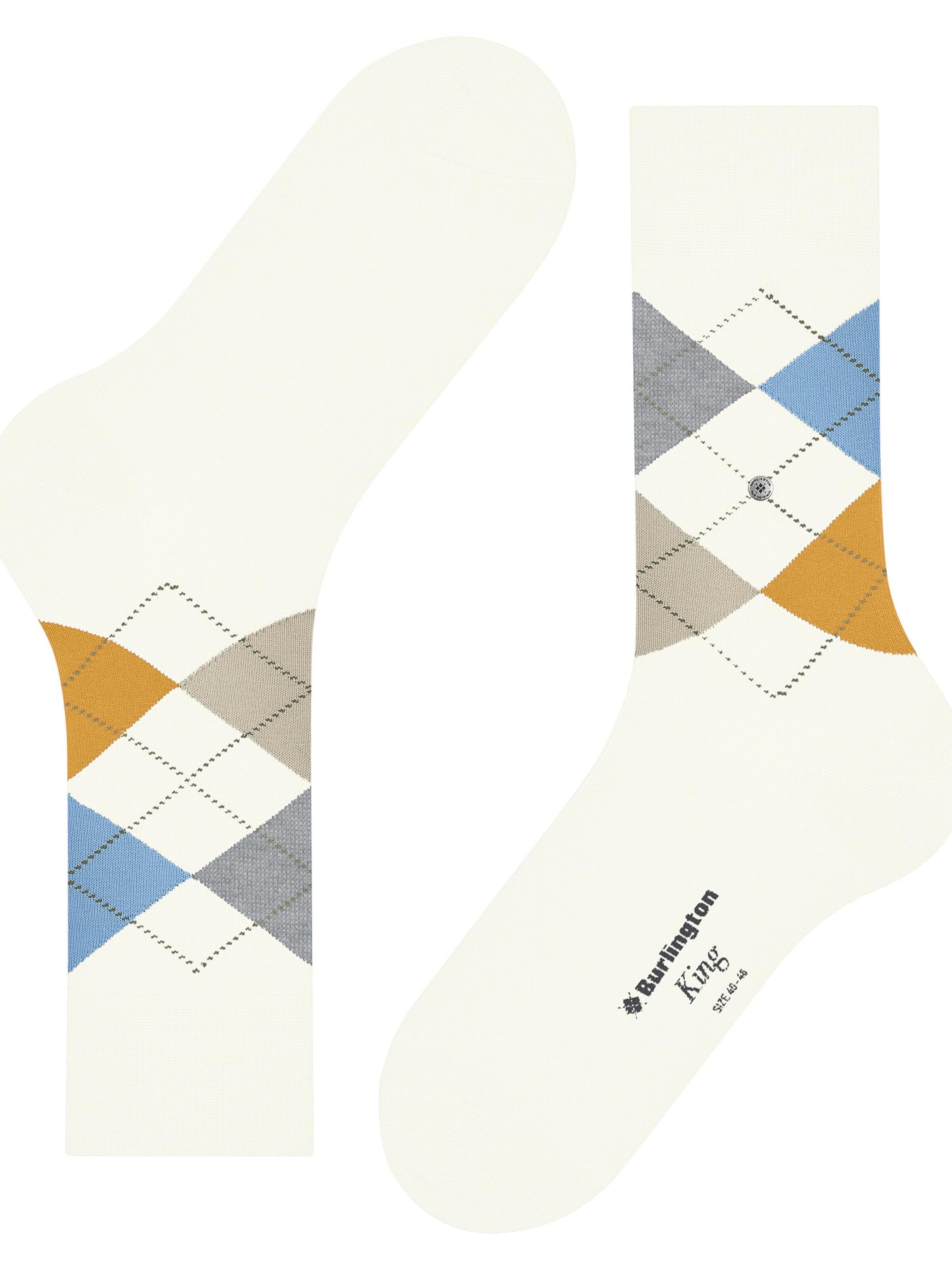BURLINGTON Socks 'King' in White