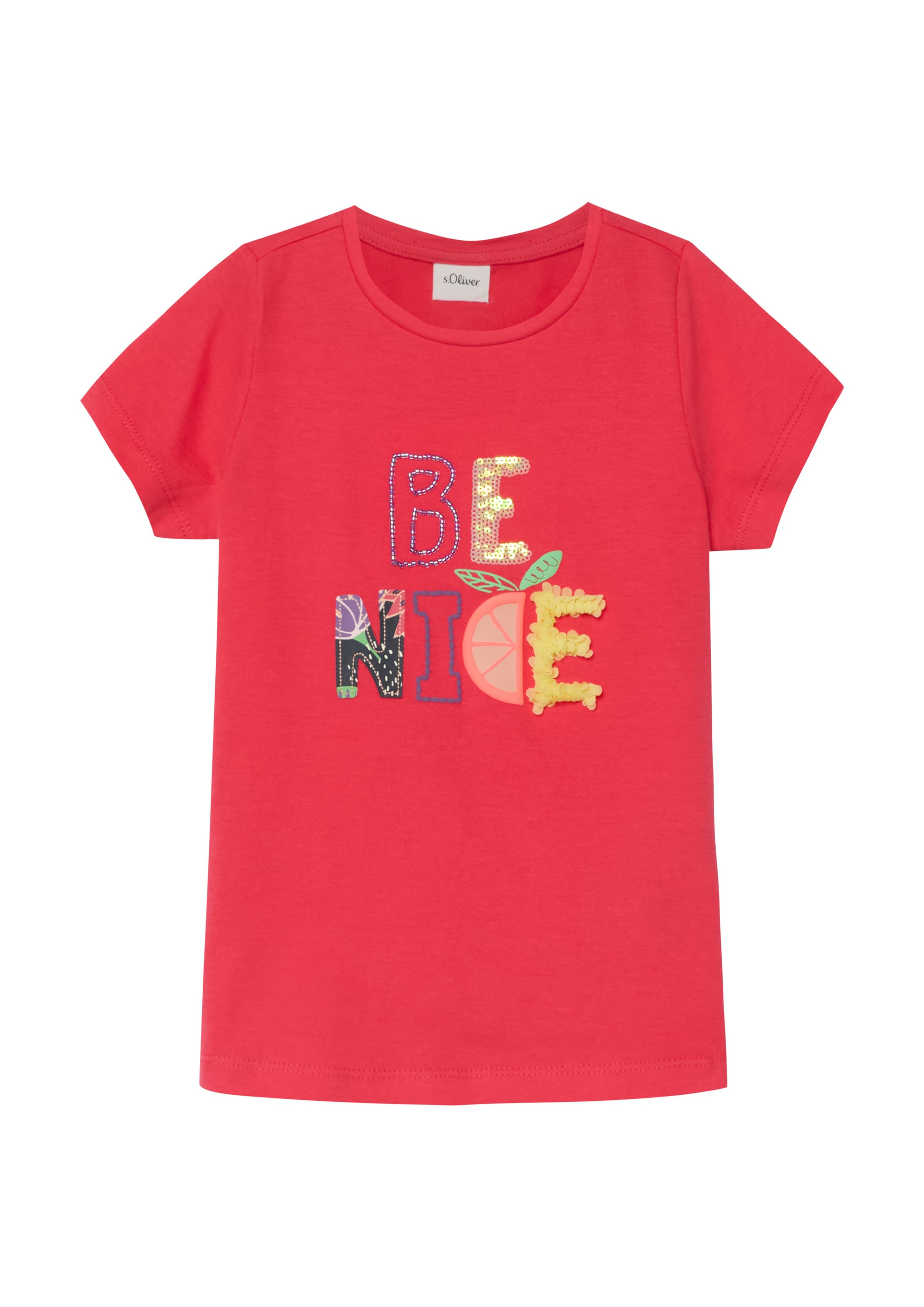 T-Shirt s.Oliver en rouge : devant