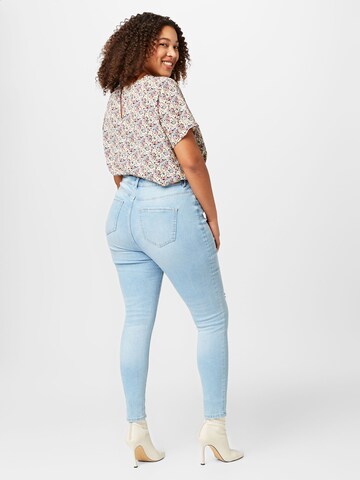 Vero Moda CurveSkinny Traperice 'Phia' - plava boja