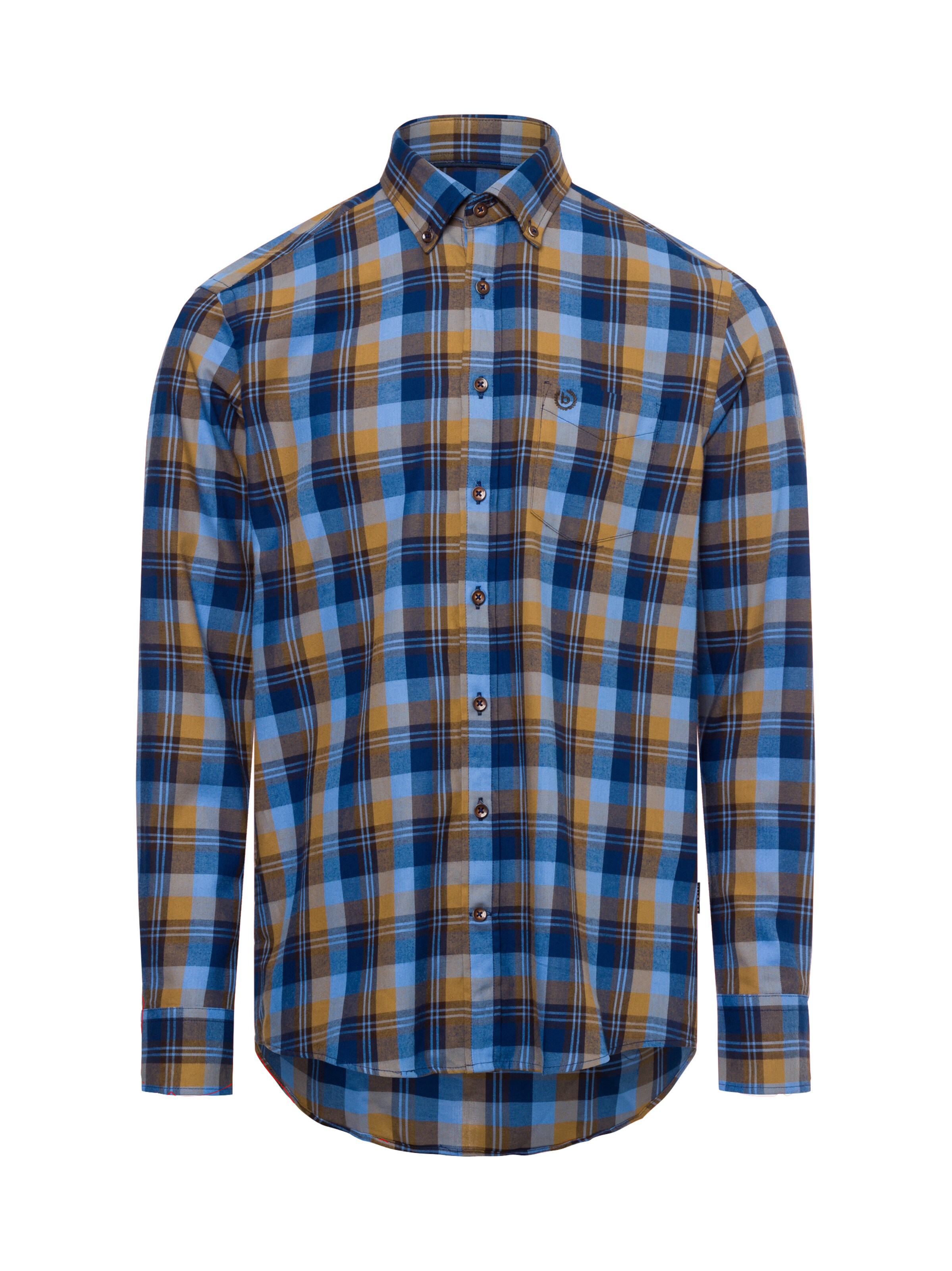 bugatti Overhemd in Bruin: voorkant