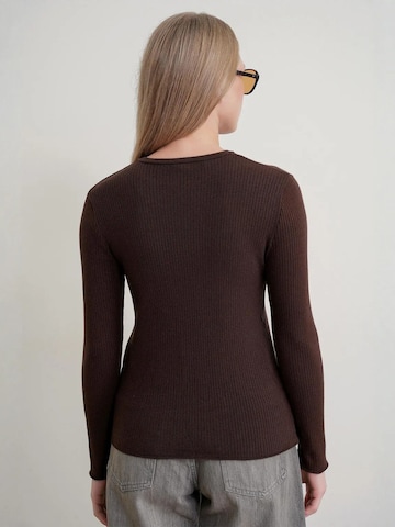 MixRay Pullover in Braun