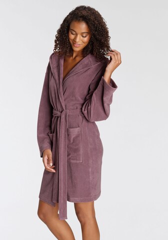 VIVANCE Bathrobe short 'Dreams' in Pink