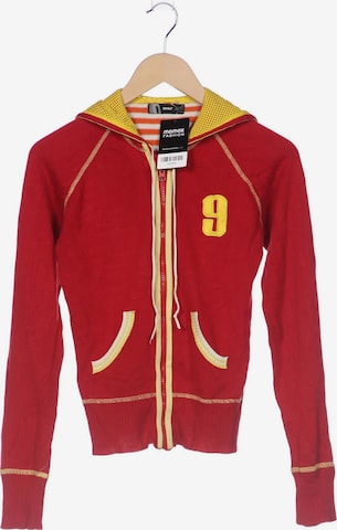 ONLY Sweatshirt & Zip-Up Hoodie in L in Red: front