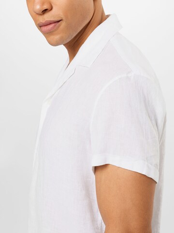 DRYKORN Regular fit Button Up Shirt 'Bijan' in White