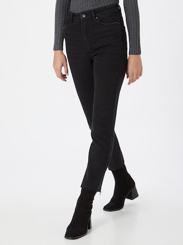 VERO MODA Regular Jeans 'Brenda' in Zwart: voorkant